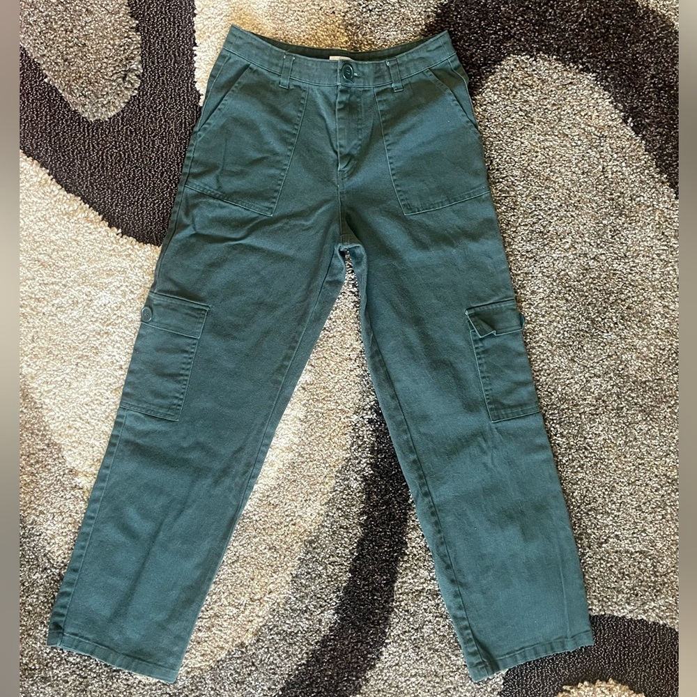 Dark Teal Cargo Pants - Picture 2 of 6